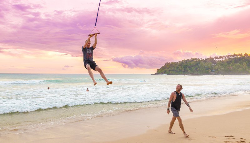 Mirissa Beach Sunset Swing