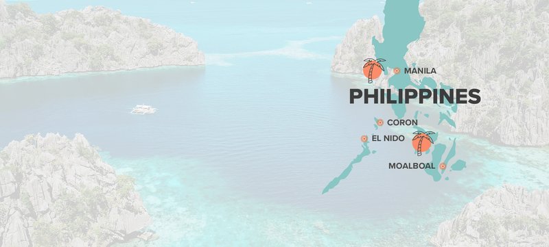 Philippines Destination Map