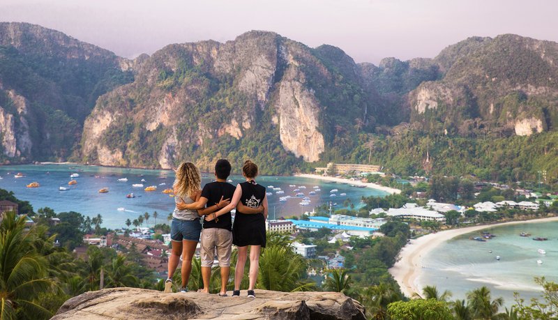 Intro Travel Thai Intro Experience Group Tours Adventure Phi Phi Islands Viewpoint