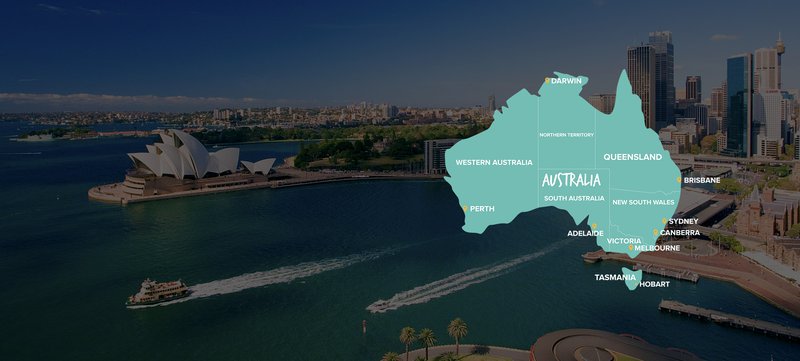 Australia Desktop Map