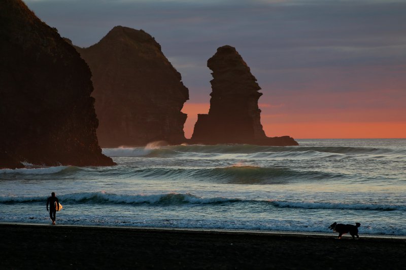 New Zealand Piha Beach