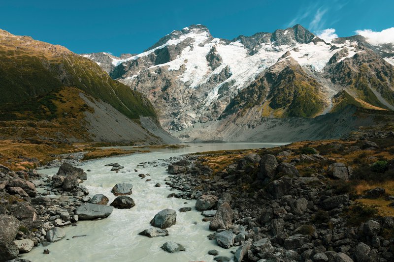 Hooker Valley Landscape New Zealand