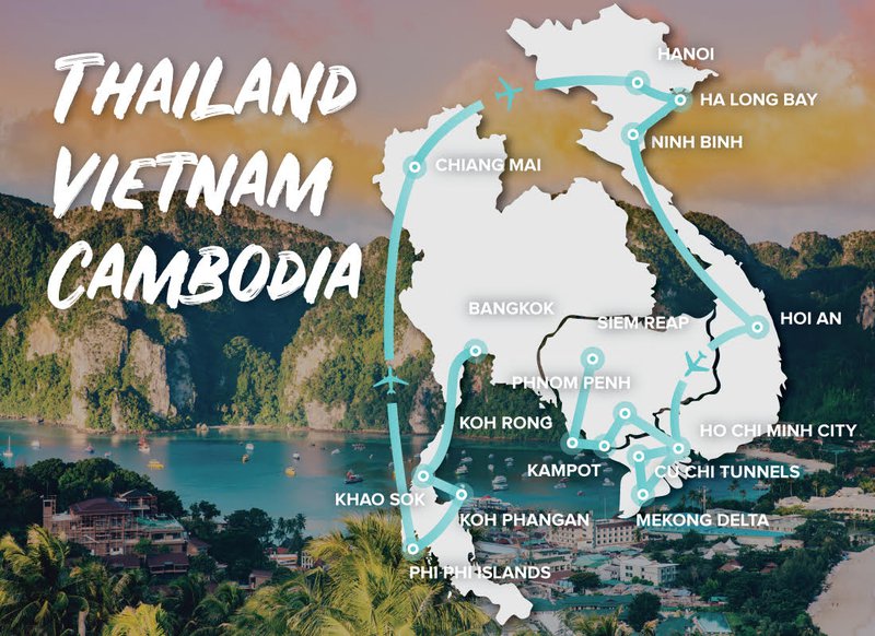 Thailand, Vietnam &  Cambodia