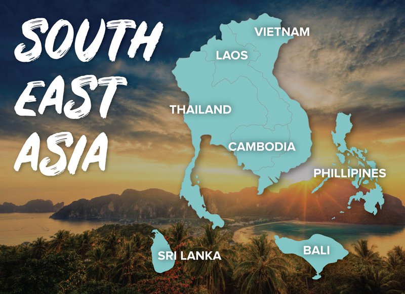 will i lose weight travelling south east asia